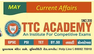 MAY 2019 CURRENT AFFAIR BY TTC ACADEMY